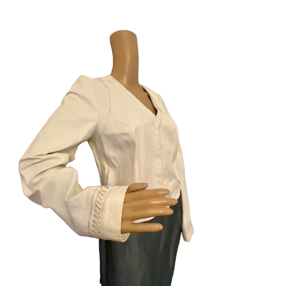 White Leather Jacket - image 2